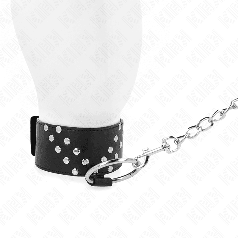 KINK - NECKLACE WITH BELT 65 CM WITH V RIVET ADJUSTABLE 36-43 CM X 5 CM thumb 5