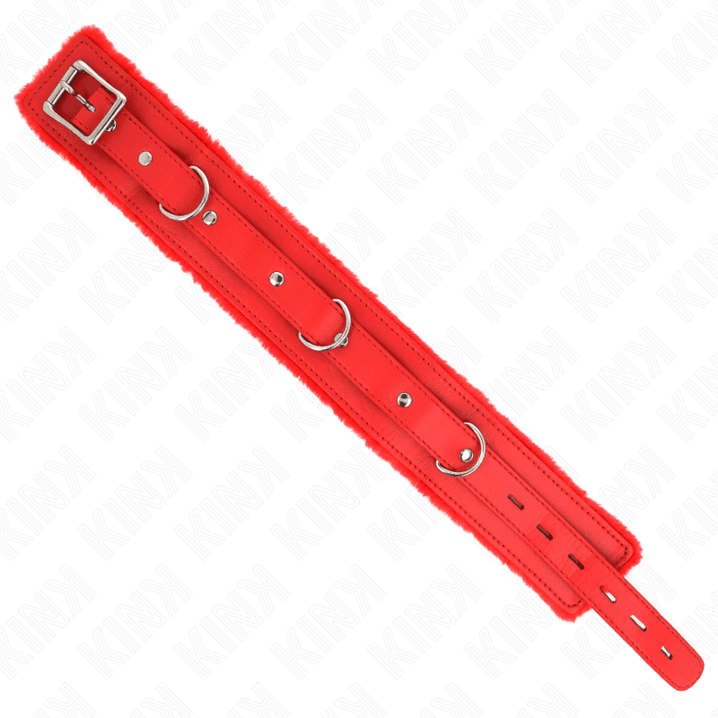KINK - COLLAR WITH LEASH 65 CM WITH RESTRICTIONS RED 36-42 CM X 5.5 CM thumb 6