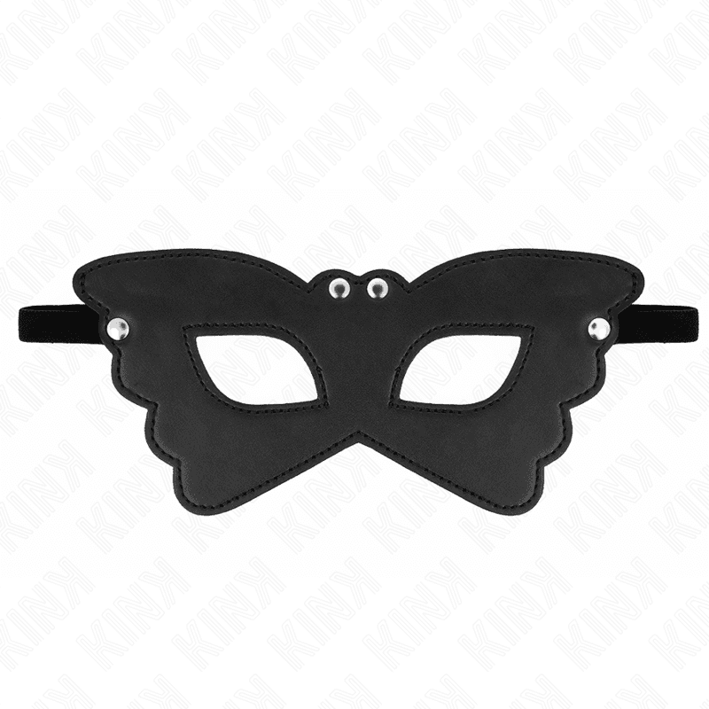 KINK - BUTTERFLY SHAPED LEATHERETTE MASK 20 x 9 CM thumb 2
