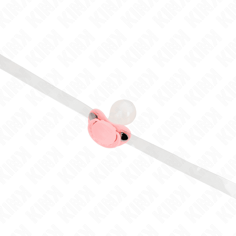 KINK - PINK PACIFIER SHAPED GAG 5.5 x 4 CM ADJUSTABLE 43-60 CM thumb 2