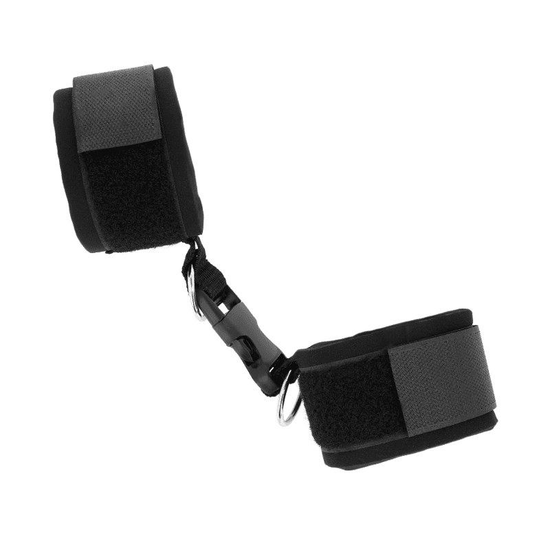 KINK - NEOPRENE HOOK&LOOP FASTENER WRIST RESTRAINTS BLACK ADJUSTABLE 22-34 CM thumb 2