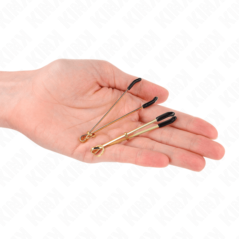 KINK - THIN NIPPLE CLAMPS GOLD 7 CM thumb 4