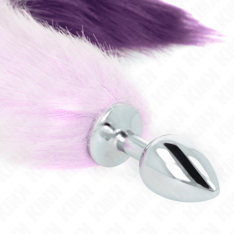 KINK - ANAL PLUG SIZE S 7 X 3 CM WITH SYNTHETIC TAIL 40 CM PURPLE thumb 4