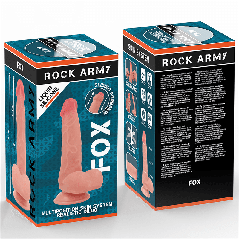 ROCKARMY - LIQUID SILICONE FOX 19 CM -O- 3.2 CM thumb 8