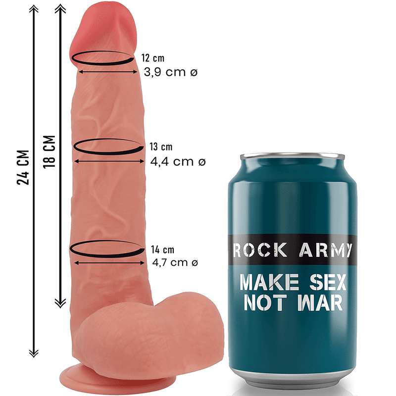 ROCKARMY - LIQUID SILICONE RAPTOR 24 CM -O- 4.4 CM thumb 3