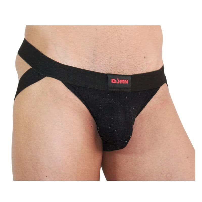 BURN - 003 JOCK SHINY BLACK M thumb 2