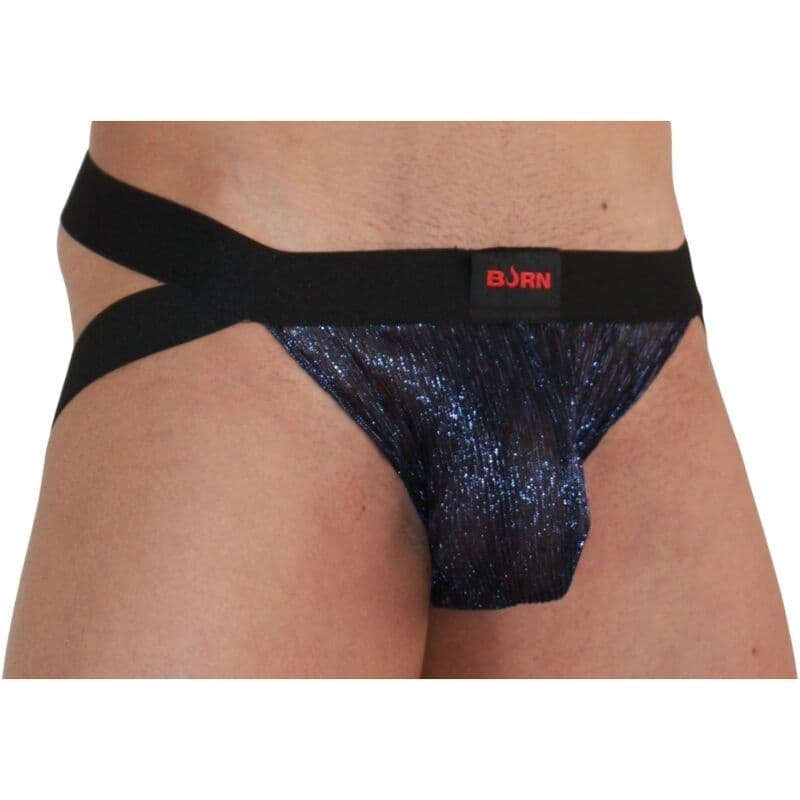 BURN - 006 JOCK SHINY BLUE / BLACK L thumb 2