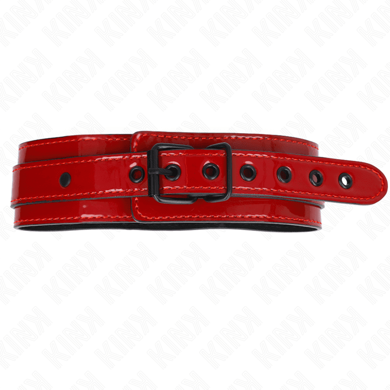 KINK - WINE RED ADJUSTABLE NECKLACE 37.5-49.5 CM X 5 CM thumb 3