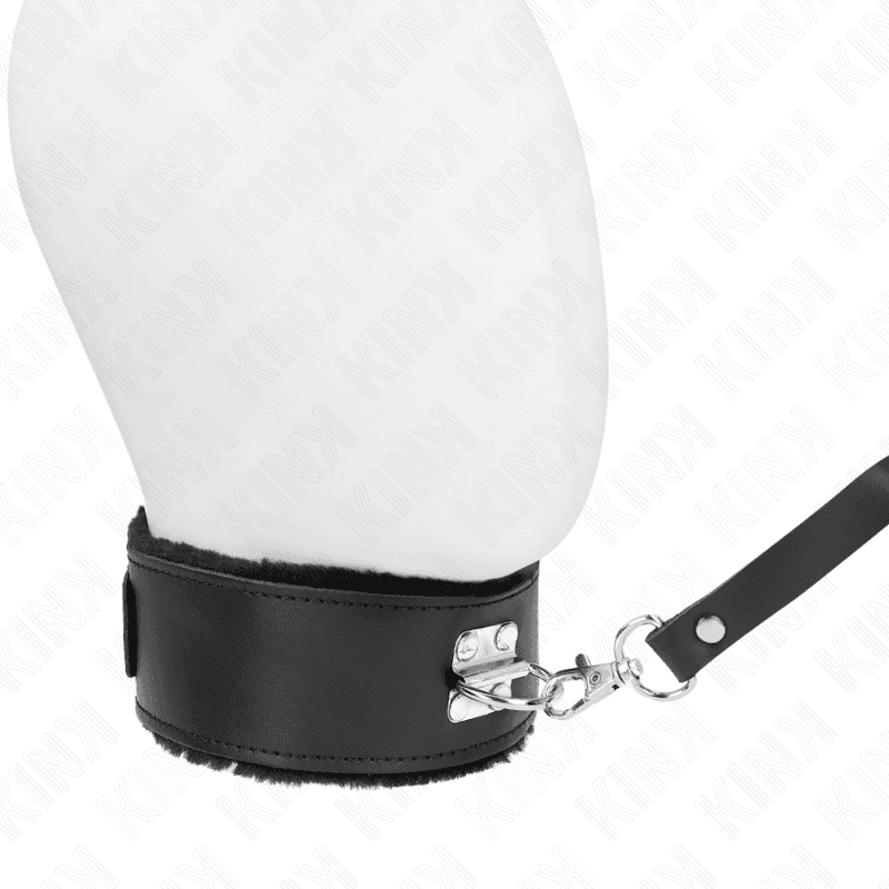 KINK - NECKLACE WITH BELT 116 CM WITH BLACK LEATHER STRAP ADJUSTABLE 40-48 CM X 6 CM thumb 2