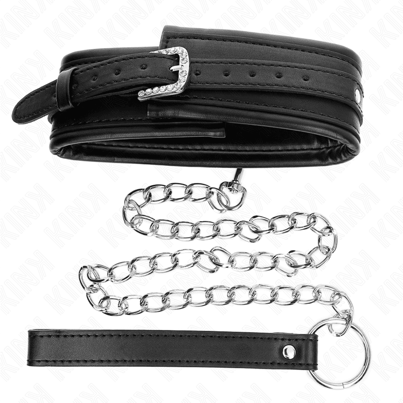 KINK - NECKLACE WITH SHINY BUCKLE STRAP 65 CM 48.5 CM X 5.3 CM thumb 5
