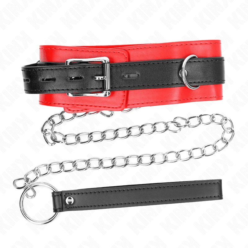 KINK - COLLAR WITH BELT 65 CM WITH STRAP RED 54 X 4.5 CM thumb 5
