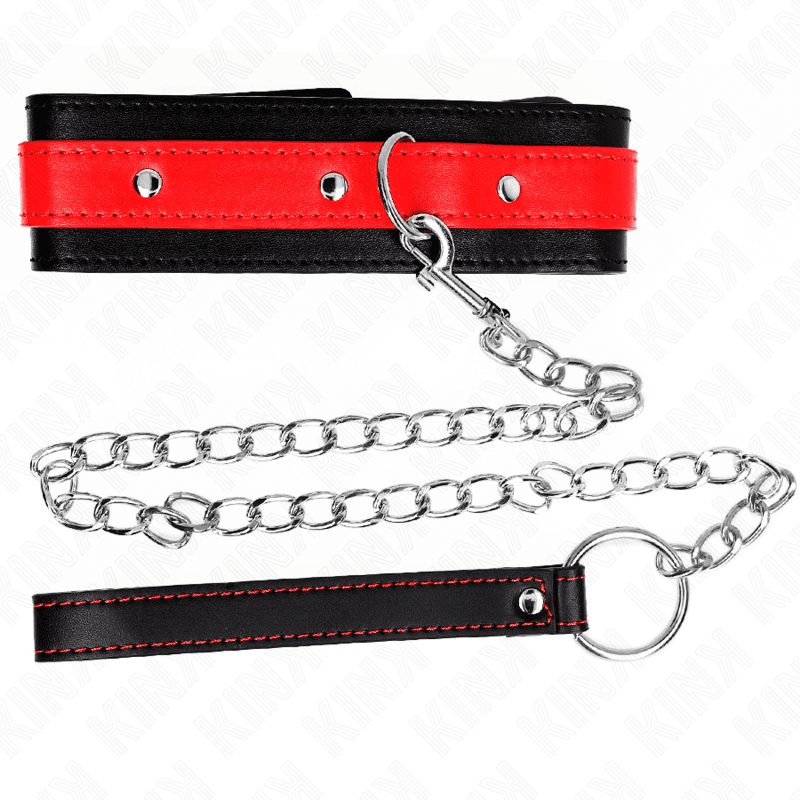 KINK - NECKLACE WITH RED STRAP 65 CM AJUSTABLE 36-43 CM X 5 CM thumb 5