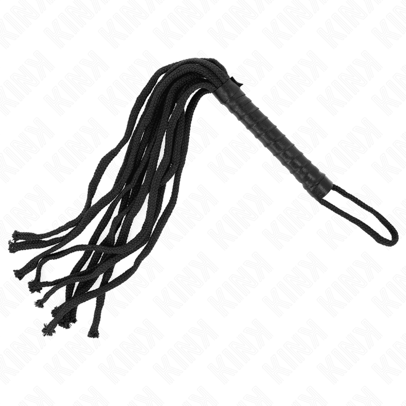 KINK - BLACK ROPE WHIP 56 CM thumb 2