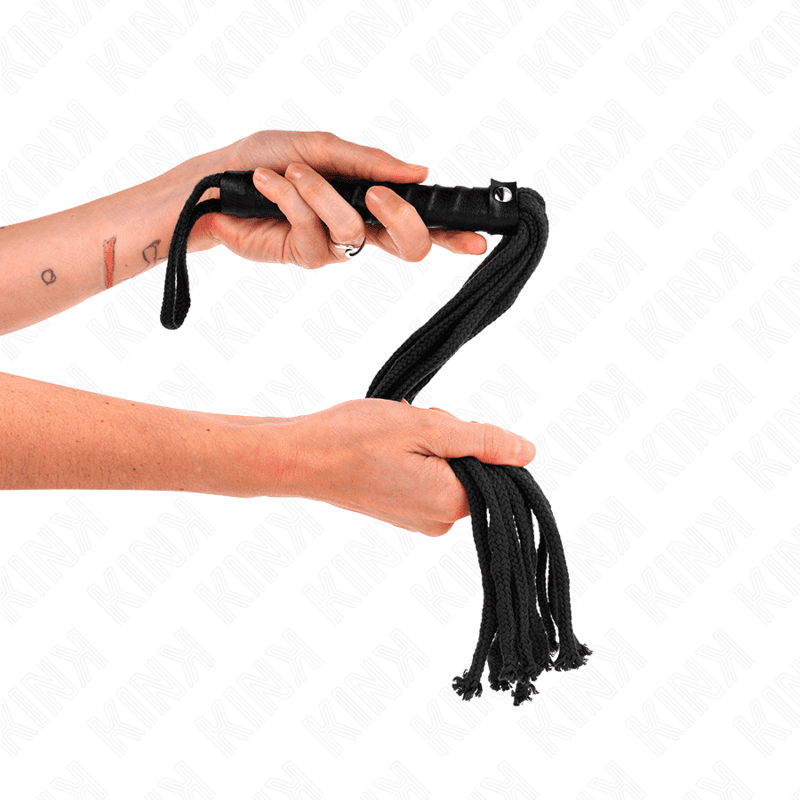 KINK - BLACK ROPE WHIP 56 CM thumb 4