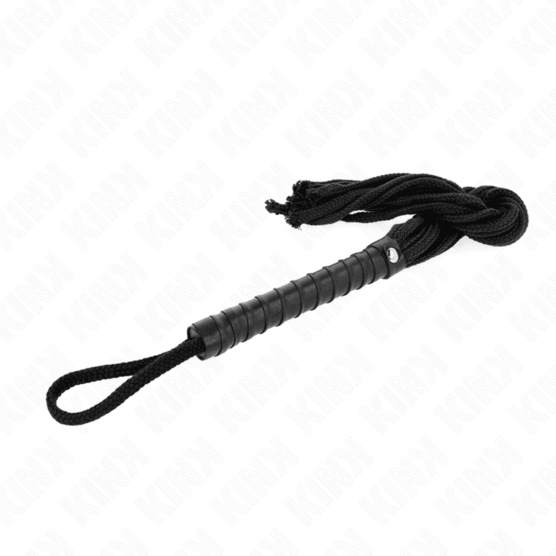 KINK - BLACK ROPE WHIP 56 CM thumb 5