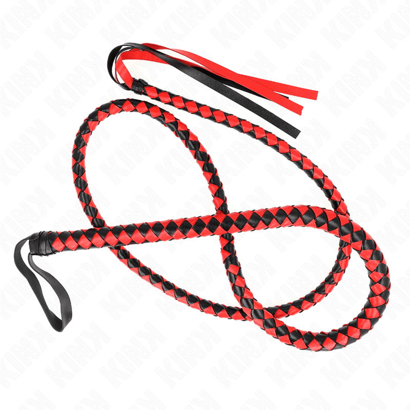 KINK - RED LONG SNAKE WHIP 210 CM thumb 2