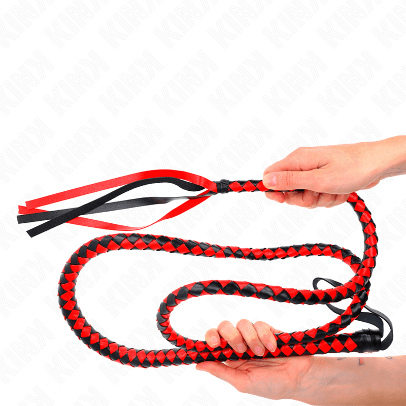KINK - RED LONG SNAKE WHIP 210 CM thumb 3