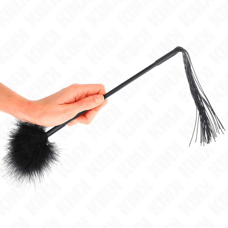 KINK - SILICONE WHIP WITH FEATHERS FOR TICKLE 47 CM thumb 3