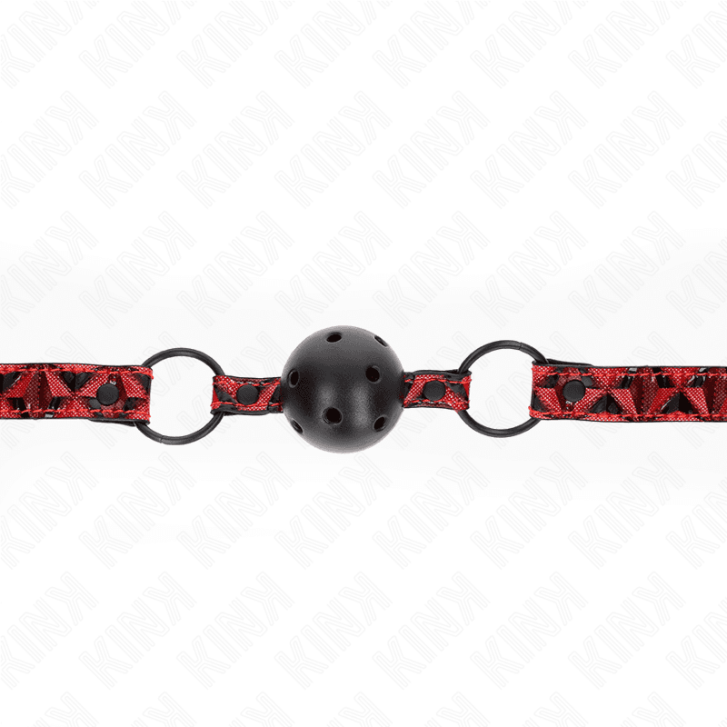 KINK - DIAMOND PATTERN BALL 4.5 CM GAG MODEL 2 64.5 CM ADJUSTABLE 42-60 CM thumb 4