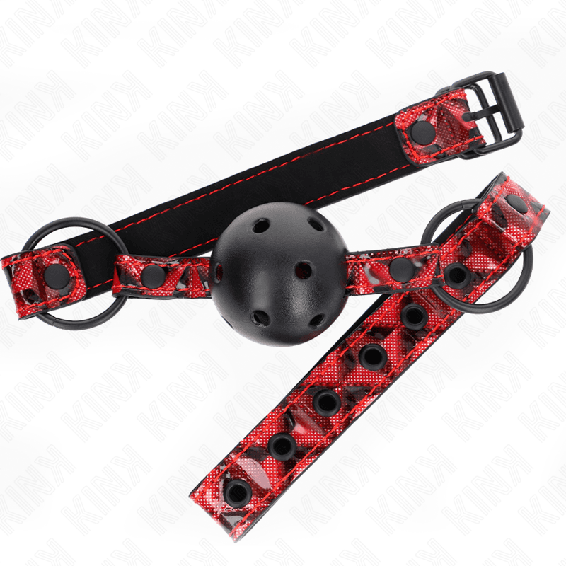 KINK - DIAMOND PATTERN BALL 4.5 CM GAG MODEL 2 64.5 CM ADJUSTABLE 42-60 CM thumb 2