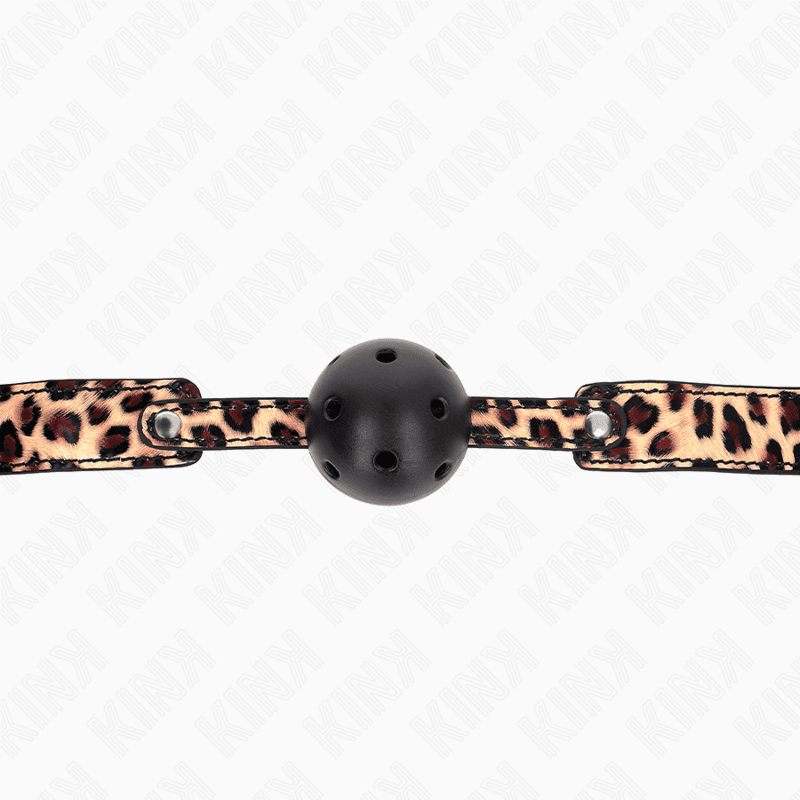 KINK - LEOPARD BREATHABLE BALL 4.5 CM GAG 65 x 2.5 CM thumb 5