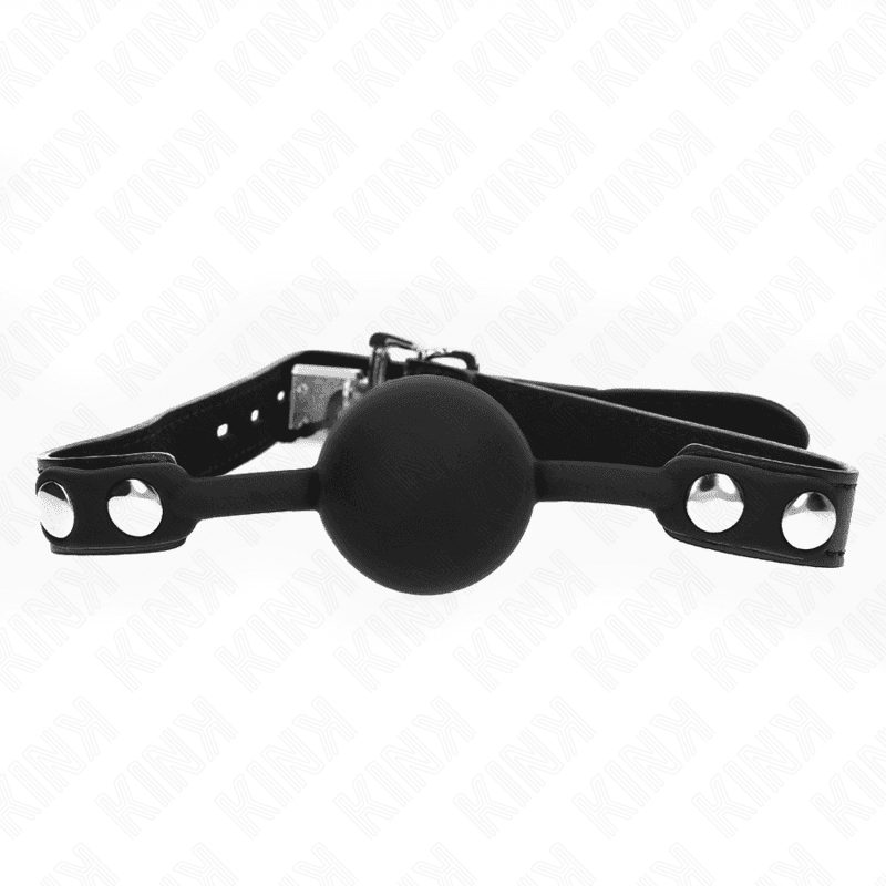 KINK - MODEL 1 SILICONE BALL 4 CM GAG WITH LOCK 60 x 2 CM