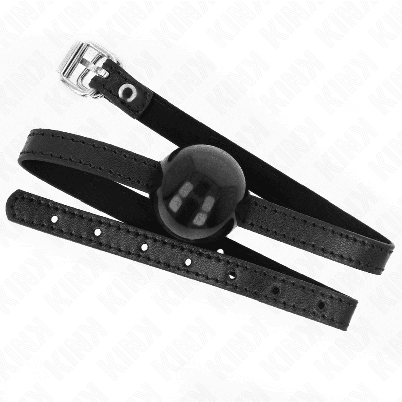 KINK - BLACK SINGLE SOLID BALL 4 CM GAG 65 x 1.5 CM thumb 2