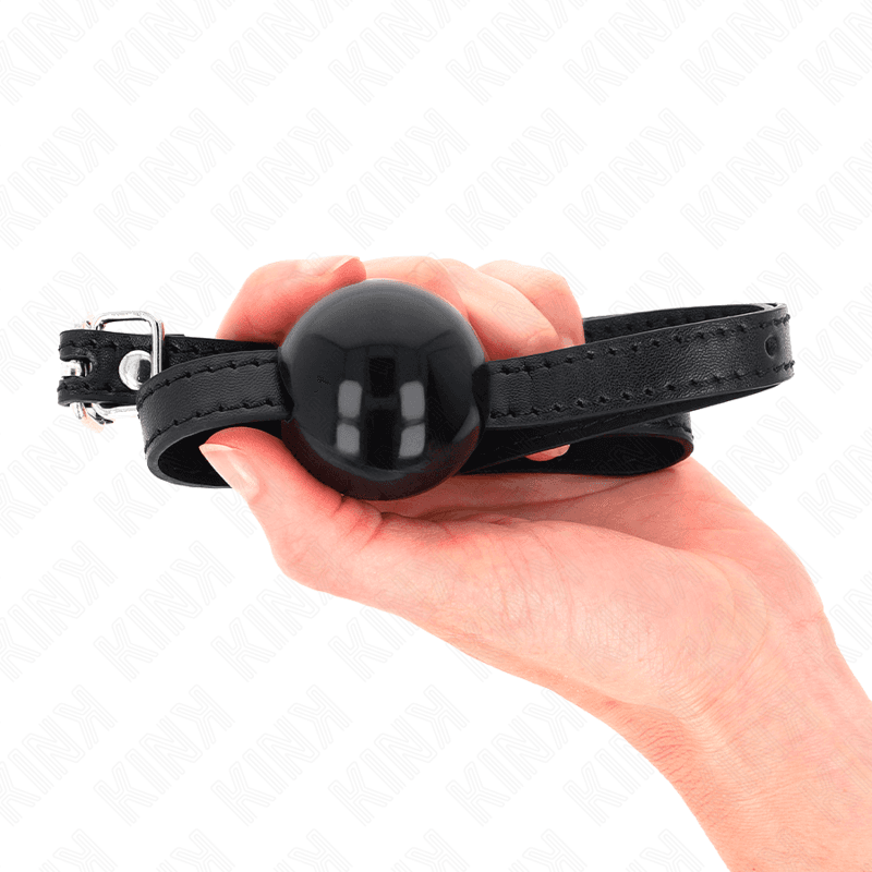 KINK - BLACK SINGLE SOLID BALL 4 CM GAG 65 x 1.5 CM thumb 4
