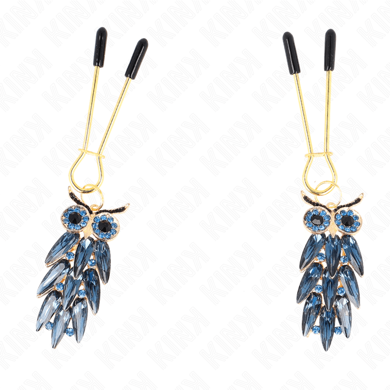 KINK - OWL PENDANT NIPPLE CLAMPS 6 CM thumb 2