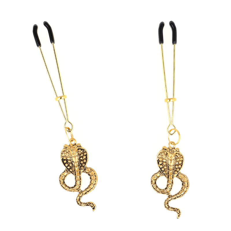 KINK - COBRA PENDANT NIPPLE CLAMPS 6 CM thumb 2