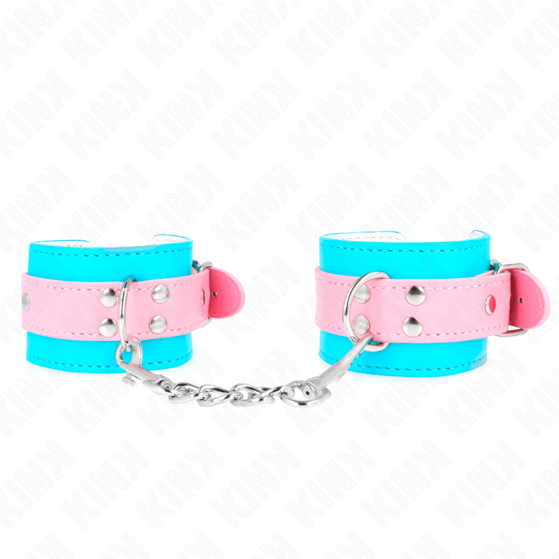 KINK - CUTE WRIST RESTRAINTS BLUE / PINK ADJUSTABLE 16-28 CM X 5 CM thumb 2