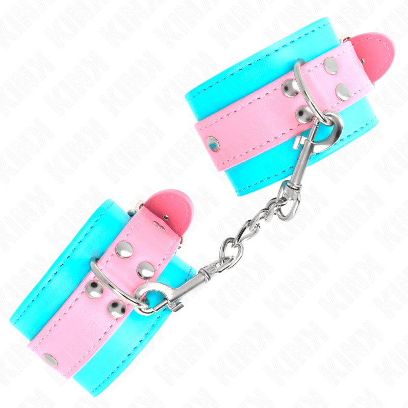 KINK - CUTE WRIST RESTRAINTS BLUE / PINK ADJUSTABLE 16-28 CM X 5 CM thumb 3