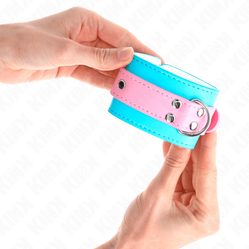 KINK - CUTE WRIST RESTRAINTS BLUE / PINK ADJUSTABLE 16-28 CM X 5 CM thumb 4