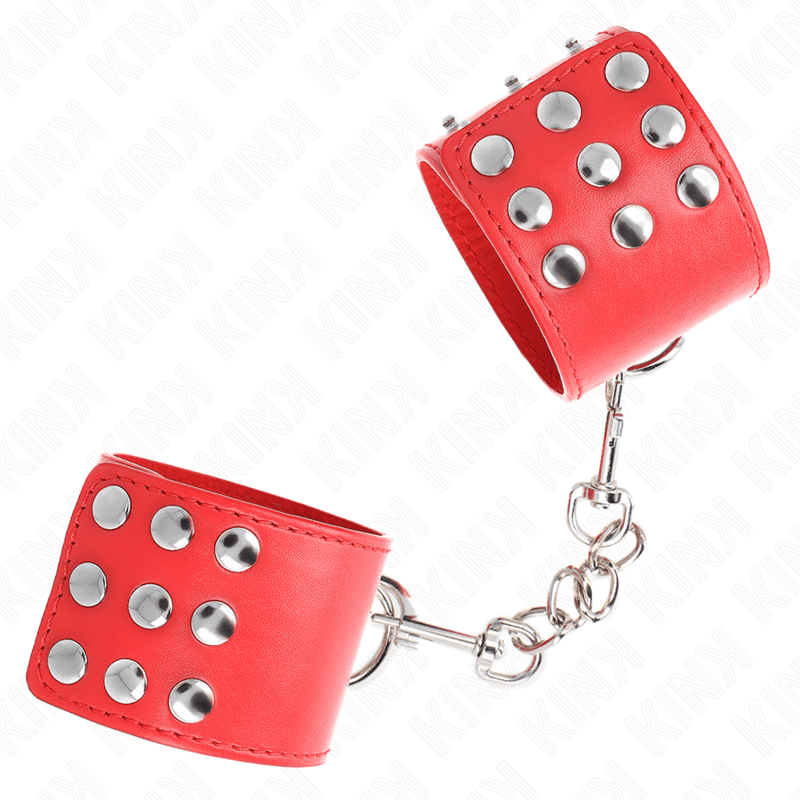 KINK - WRIST RESTRAINTS WITH SNAP FASTEN RED ADJUSTABLE 19-24 CM X 5.5 CM thumb 3