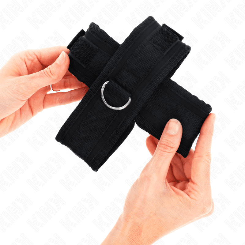 KINK - CROSS CUFFS BLACK 34 X 5.5 CM thumb 2