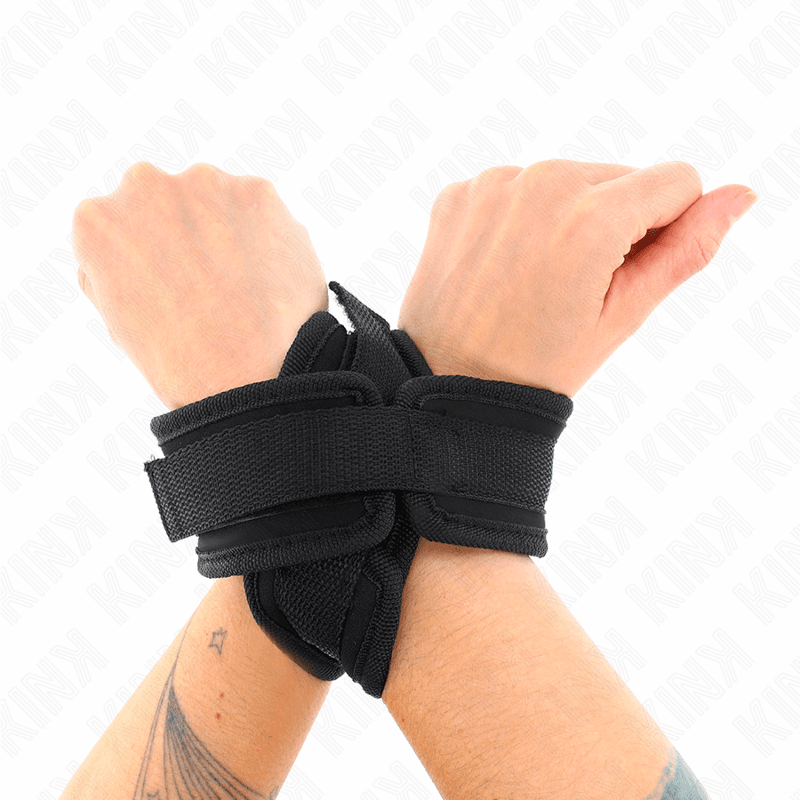 KINK - CROSS CUFFS BLACK 34 X 5.5 CM thumb 4