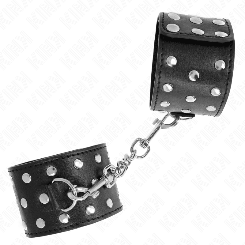 KINK - PUNK WRIST RESTRAINTS ADJUSTABLE 19-24 CM X 5.5 CM thumb 3