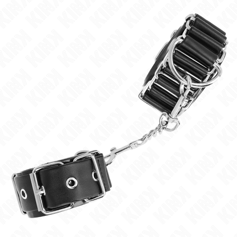 KINK - HINGE-LIKE THIN WRIST RESTRAINTS BLACK ADJUSTRABLE 16-22 CM X 3.5 CM thumb 3