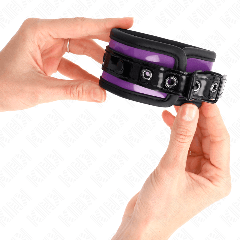 KINK - NEOPRENE WRIST RESTRAINTS LIGHT PURPLE AJUSTABLE 21-28 CM X 5 CM thumb 4