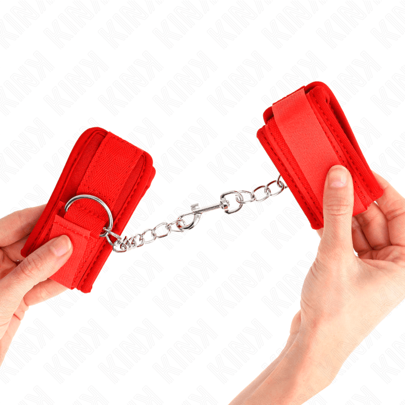 KINK - NEOPRENE WRIST RESTRAINTS RED 42 X 5 CM thumb 4