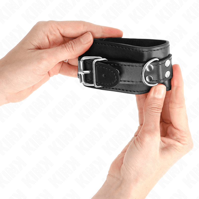 KINK - SIMPLE WRIST RESTRAINTS BLACK ADJUSTABLE 20-23 CM X 5.5 CM thumb 4