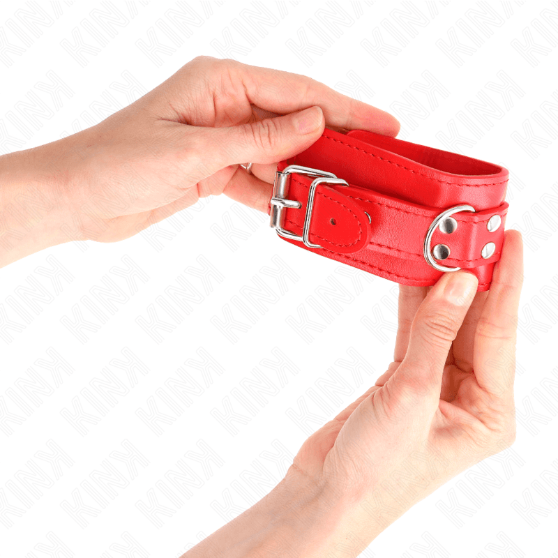 KINK - SIMPLE WRIST RESTRAINTS RED ADJUSTABLE 20-23 CM X 5.5 CM thumb 4