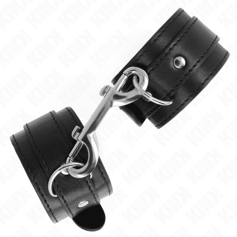 KINK - WRIST RESTRAINTS-SINGLE RIVET ROW BLACK ADJUSTABLE 17-28 CM X 5 CM thumb 3