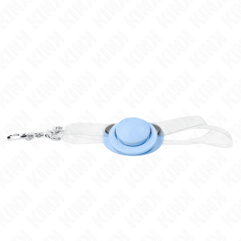 KINK - LIGHT BLUE PACIFIER SHAPED GAG 5.5 x 4 CM ADJUSTABLE 43-60 CM thumb 3