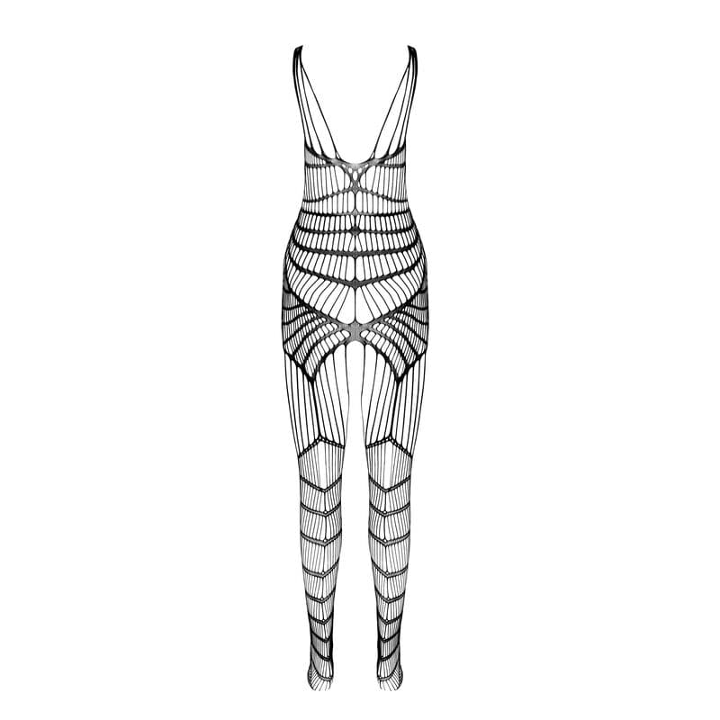 PASSION - BS 102 BODYSTOCKING WHITE ONE SIZE thumb 3