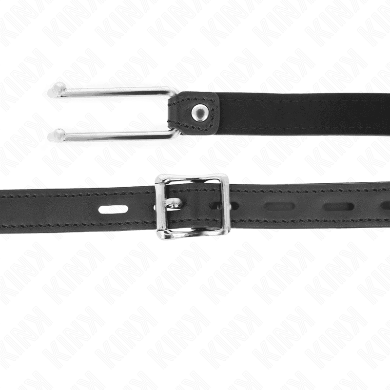 KINK - METAL HOOK GAG 11.5 CM WITH LEATHERETTE STRAP ADJUSTABLE 39-58 CM X 2 CM thumb 4