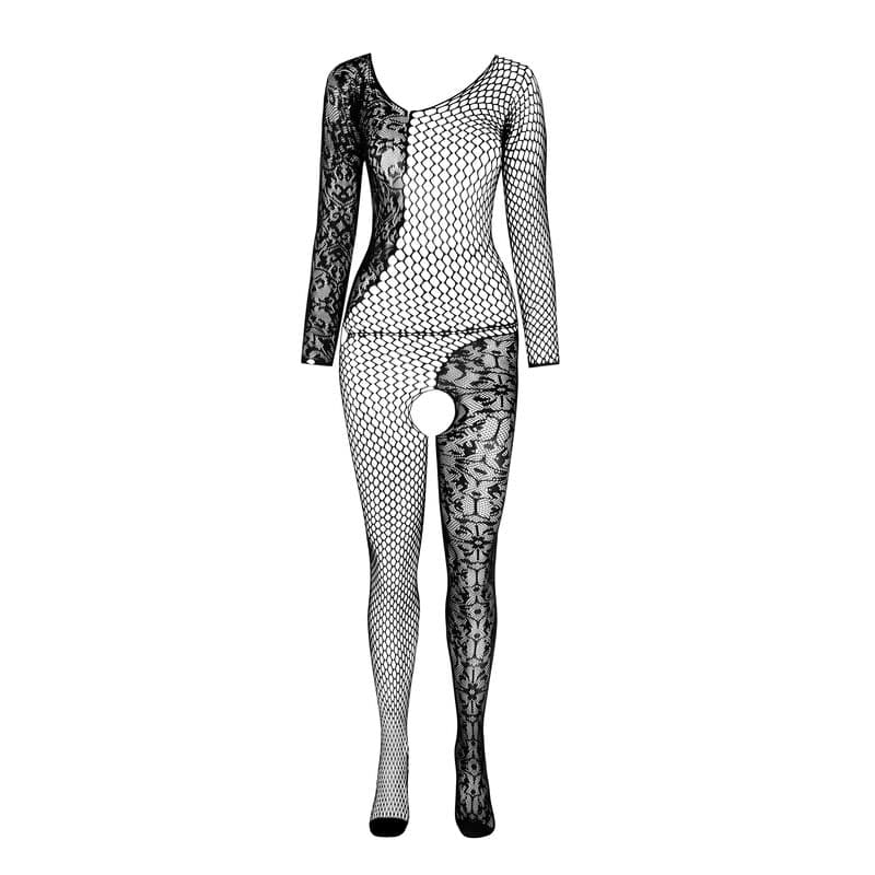 PASSION - BS 107 BODYSTOCKING WHITE ONE SIZE thumb 4