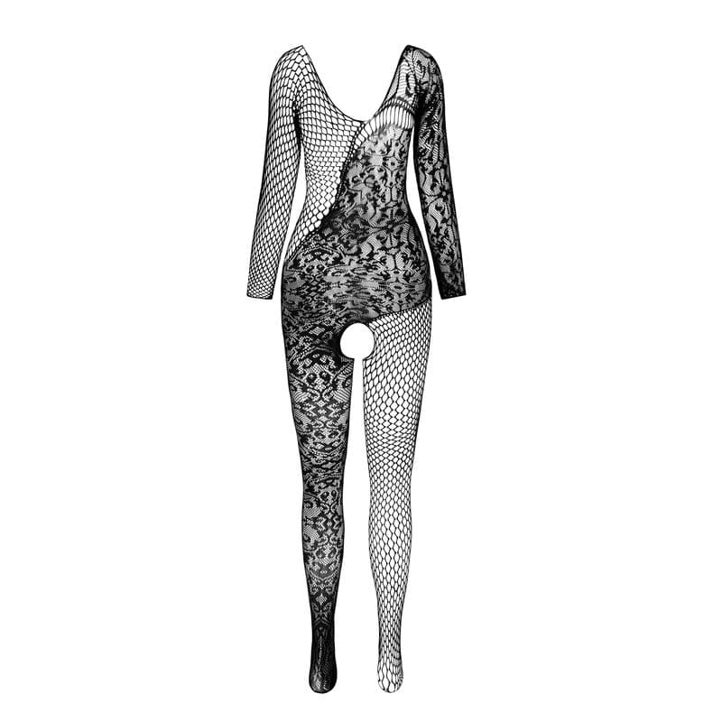 PASSION - BS 107 BODYSTOCKING RED ONE SIZE thumb 3