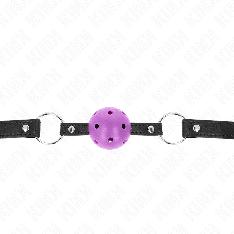 KINK - HOLLOW HARD PURPLE BALL 4.5 CM GAG 63.5 X 2 CM thumb 3