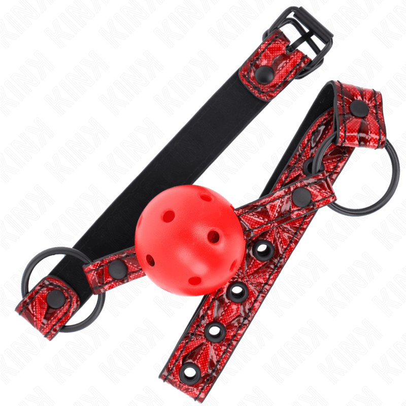 KINK - DIAMOND PATTERN BALL 4.5 CM GAG MODEL 1 64.5 CM ADJUSTABLE 42-60 CM thumb 2